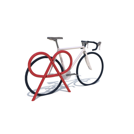 Arceau à vélos bretzel (inox)
