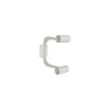 Console murale en acier pour la fixation de 2 barres