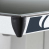 Table de Ping Pong en aluminium [coloris bleu]