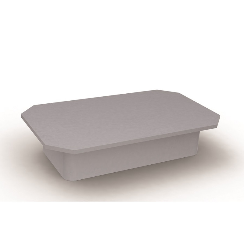 Couvercle Aluminium pour fourreau de 40 x 80 mm
